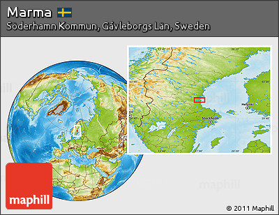 Physical Location Map of Marma