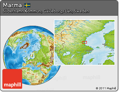Physical Location Map of Marma
