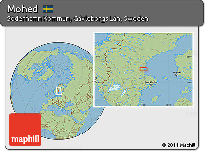 Savanna Style Location Map of Mohed