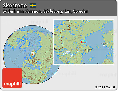 Savanna Style Location Map of Skettene