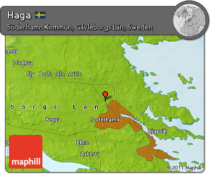 Physical Map of Haga