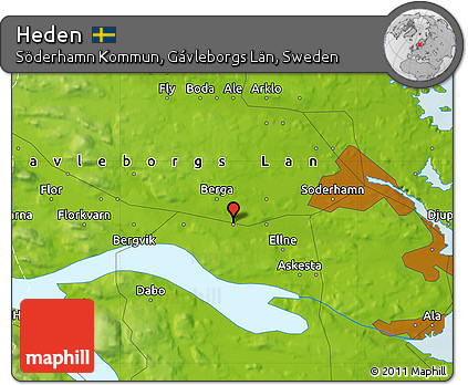 Physical Map of Heden