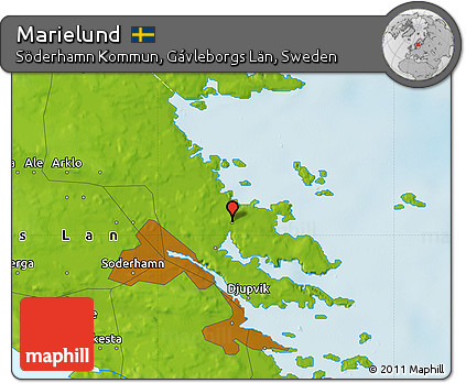 Physical Map of Marielund