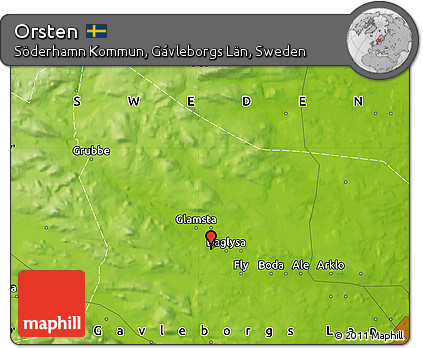 Physical Map of Orsten