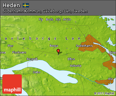 Physical Map of Heden