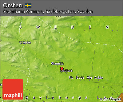 Physical Map of Orsten