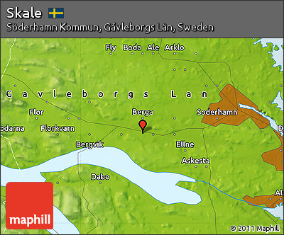 Physical Map of Skale