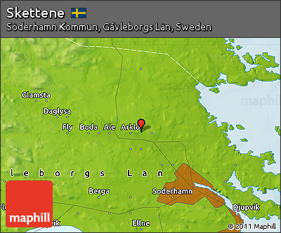 Physical Map of Skettene