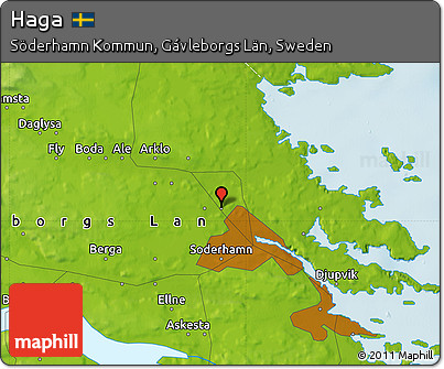 Physical Map of Haga