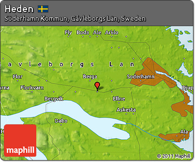 Physical Map of Heden