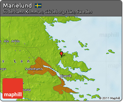 Physical Map of Marielund