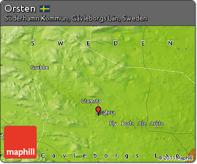 Physical Map of Orsten