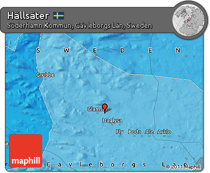 Political Map of Hällsäter
