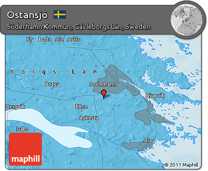 Political Map of Östansjö