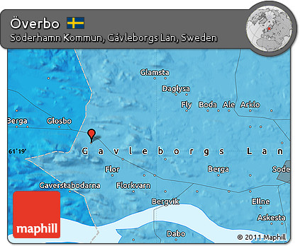 Political Map of Överbo