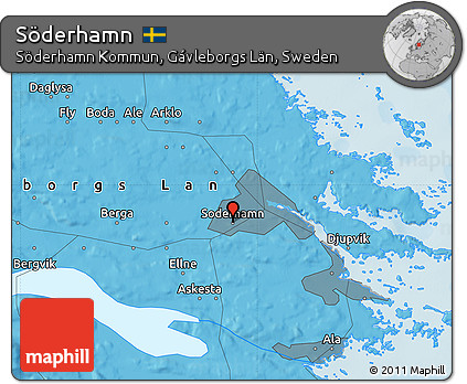 Political Map of Söderhamn