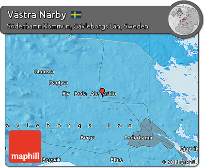 Political Map of Västra Närby