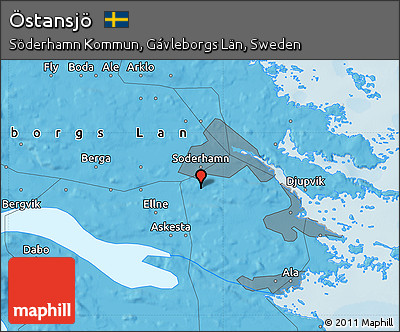 Political Map of Östansjö