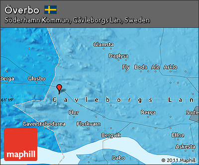 Political Map of Överbo