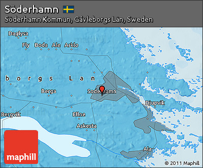 Political Map of Söderhamn