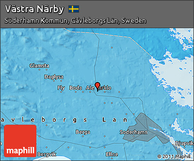 Political Map of Västra Närby