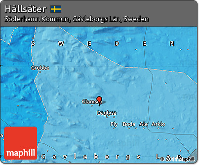 Political Map of Hällsäter