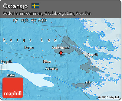 Political Map of Östansjö