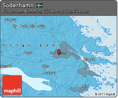 Political Map of Söderhamn
