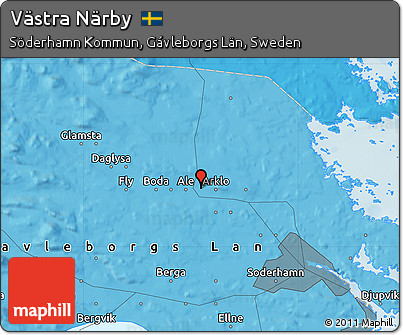 Political Map of Västra Närby
