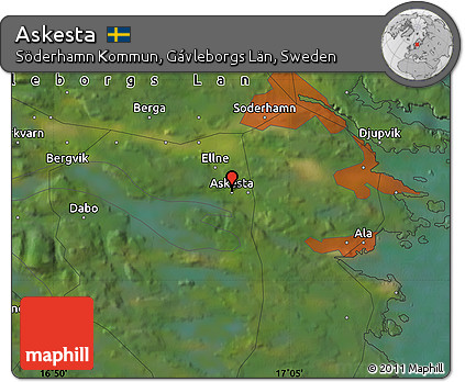 Satellite Map of Askesta