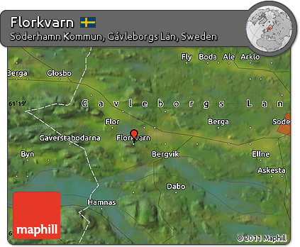 Satellite Map of Florkvarn