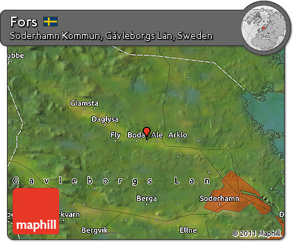 Satellite Map of Fors