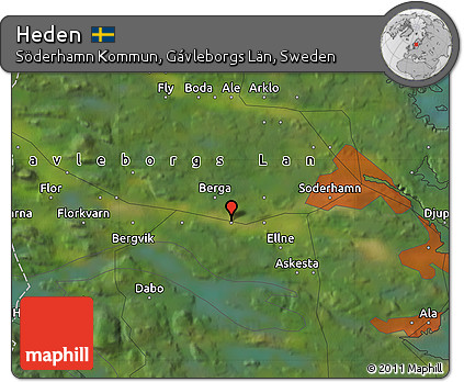 Satellite Map of Heden