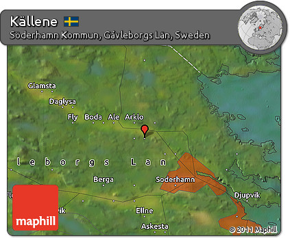 Satellite Map of Källene