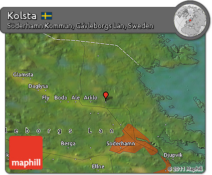 Satellite Map of Kolsta