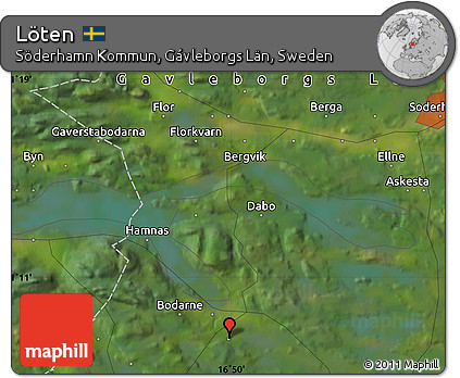 Satellite Map of Löten
