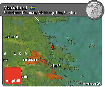 Satellite Map of Marielund