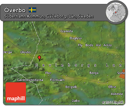 Satellite Map of Överbo