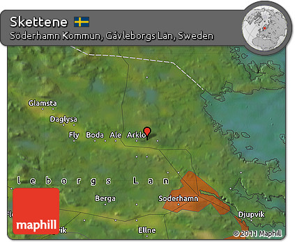 Satellite Map of Skettene