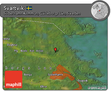 Satellite Map of Svartvik
