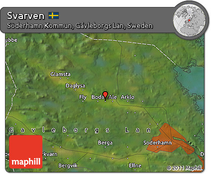 Satellite Map of Svarven