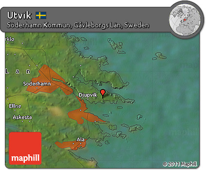 Satellite Map of Utvik