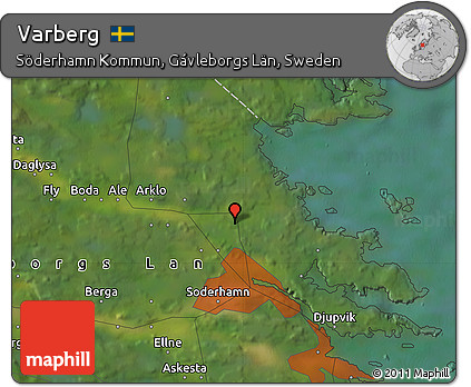 Satellite Map of Varberg