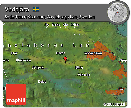 Satellite Map of Vedtjära