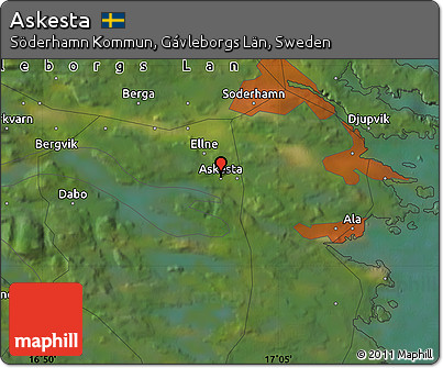 Satellite Map of Askesta