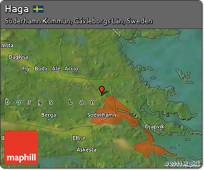 Satellite Map of Haga