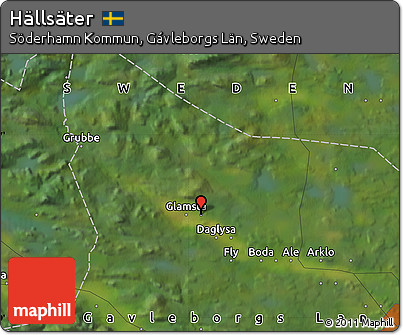 Satellite Map of Hällsäter