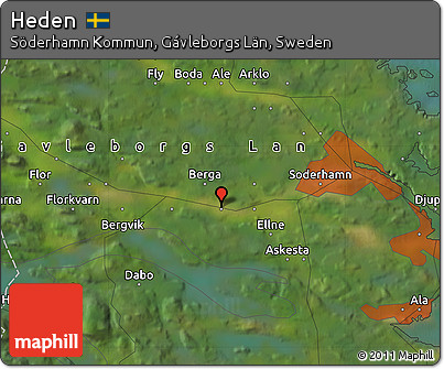 Satellite Map of Heden