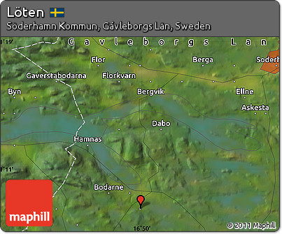 Satellite Map of Löten