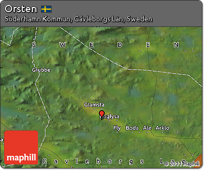 Satellite Map of Orsten
